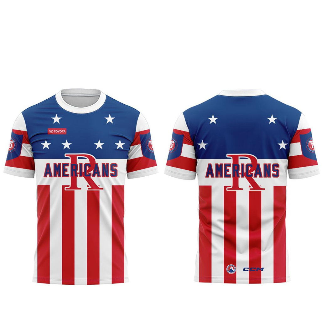 Rochester Americans 1990’s Throwback Night 2026 Celebartion Shirt 1 Rochester Americans 1990’s Throwback Night 2026 Celebartion T-Shirt