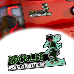Rock Lee Edition Laser Engraved Car Name Emblem