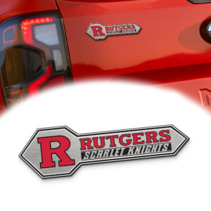 Rutgers Scarlet Knights Edition Acrylic Car Name Emblem