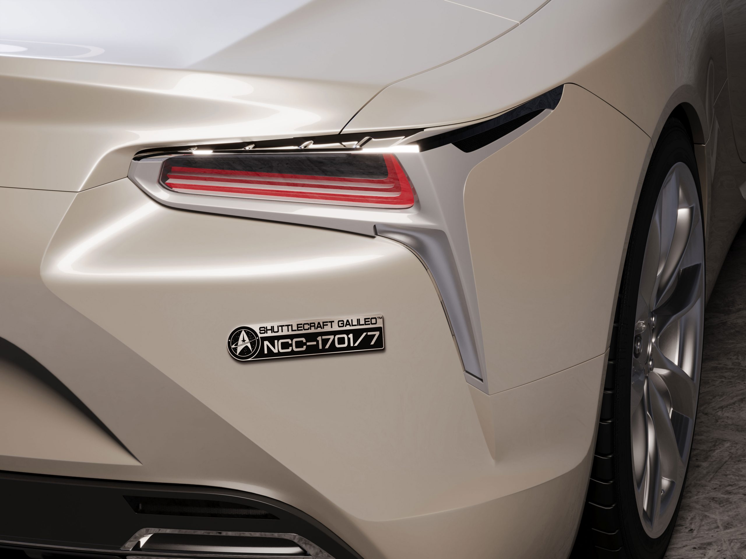 Star Trek Shuttlecraft Galileo NCC-1701/7 Laser Engraved Car Badge 6 Star Trek Shuttlecraft Galileo NCC-1701/7 Laser Engraved Car Badge - Image 6