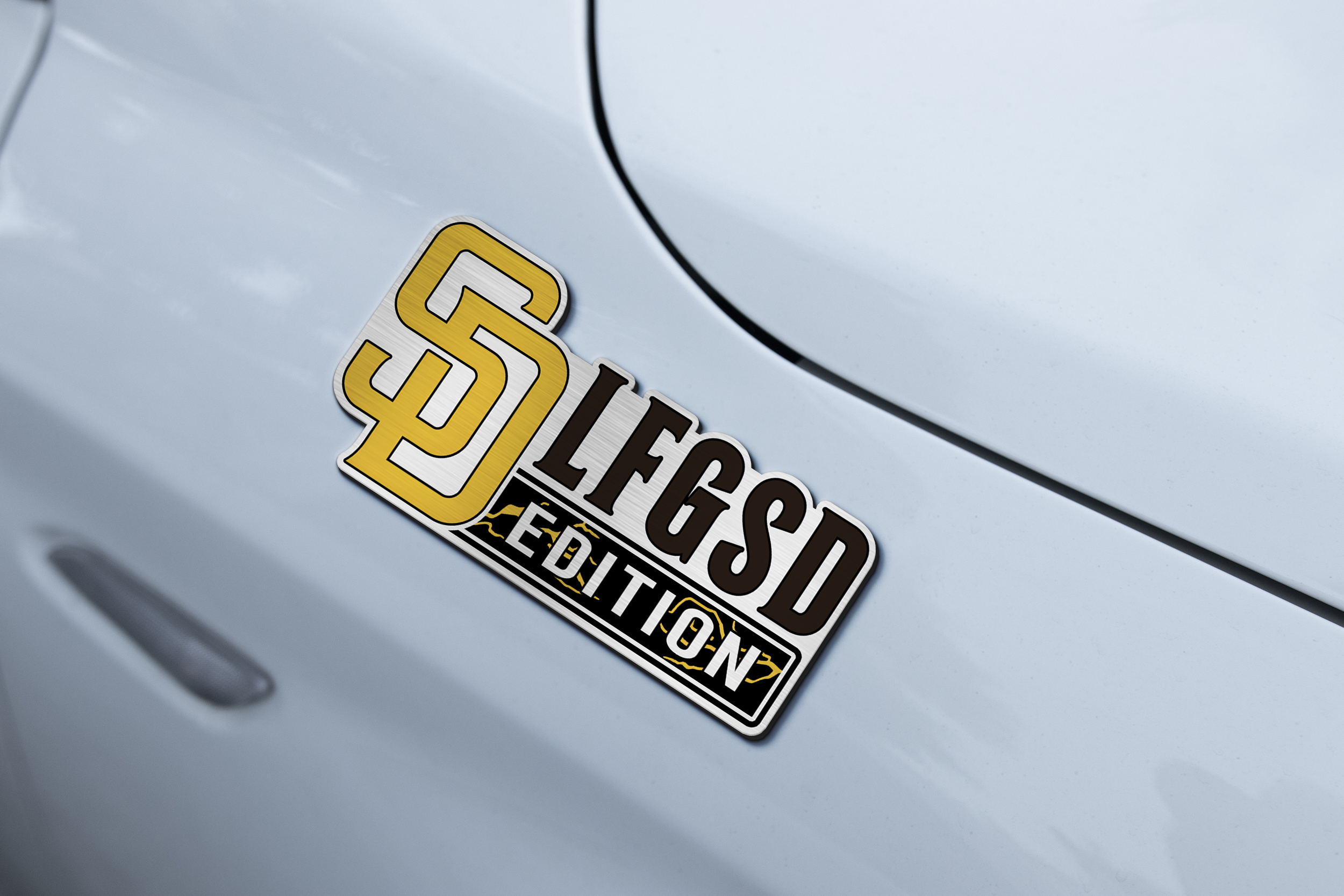 San Diego Padres Edition Car Emblem 4 San Diego Padres Edition Car Emblem - Image 4