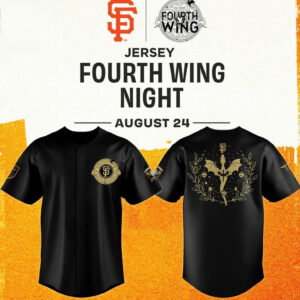 San Francisco Giants x Fourth Wing Night 2026 Baseball Jersey