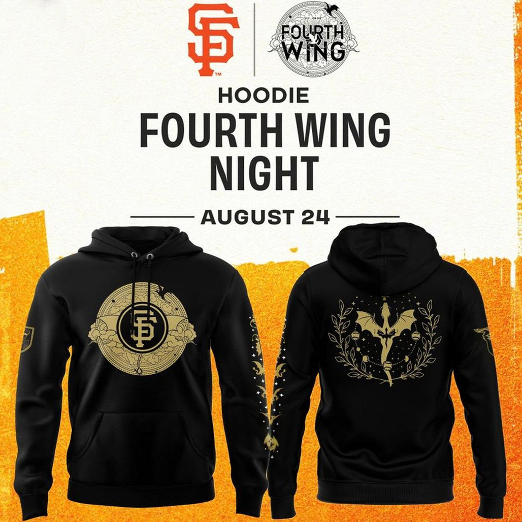 San Francisco Giants x Fourth Wing Night 2026 Hoodie 1 San Francisco Giants x Fourth Wing Night 2026 Hoodie