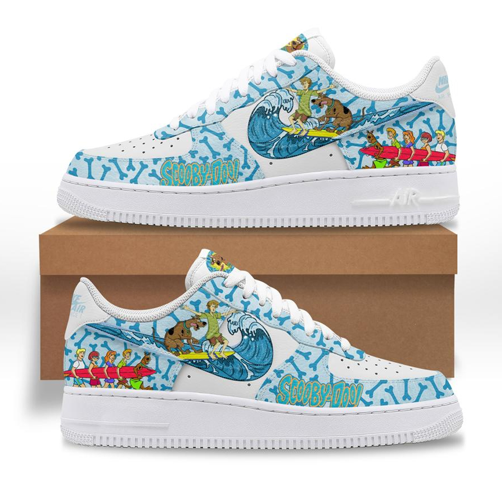 Scooby-Doo Beach Air Force 1 Shoes Sneakers 1 Scooby-Doo Beach Air Force 1 Shoes Sneakers