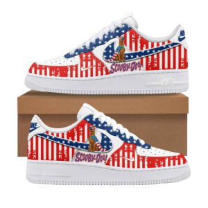Scooby-Doo US Flag Air Force 1 Shoes Sneakers