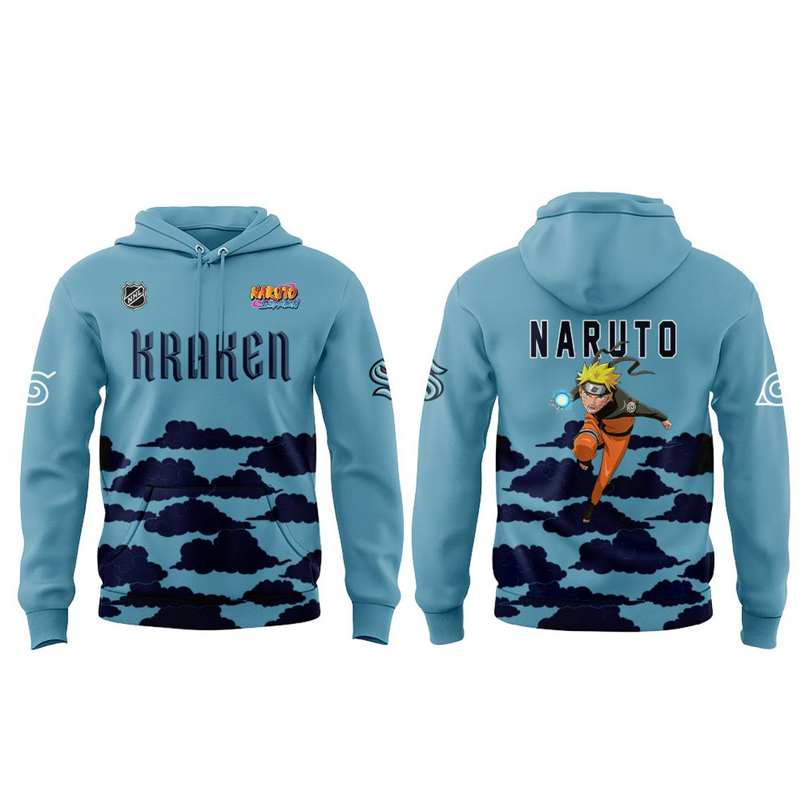 Seattle Kraken x Naruro Night 2026 Hockey Shirt 2 Seattle Kraken x Naruro Night 2026 Hockey Shirt - Image 2