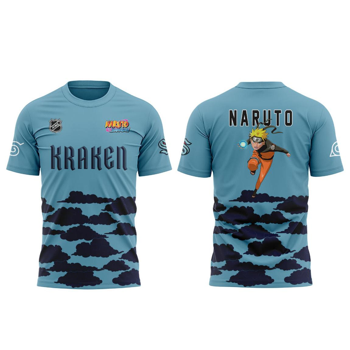 Seattle Kraken x Naruro Night 2026 Hockey Shirt 1 Seattle Kraken x Naruro Night 2026 Hockey Shirt