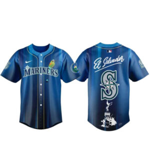 Seattle Mariners Salvadoran Heritage Day 2026 Baseball Jersey
