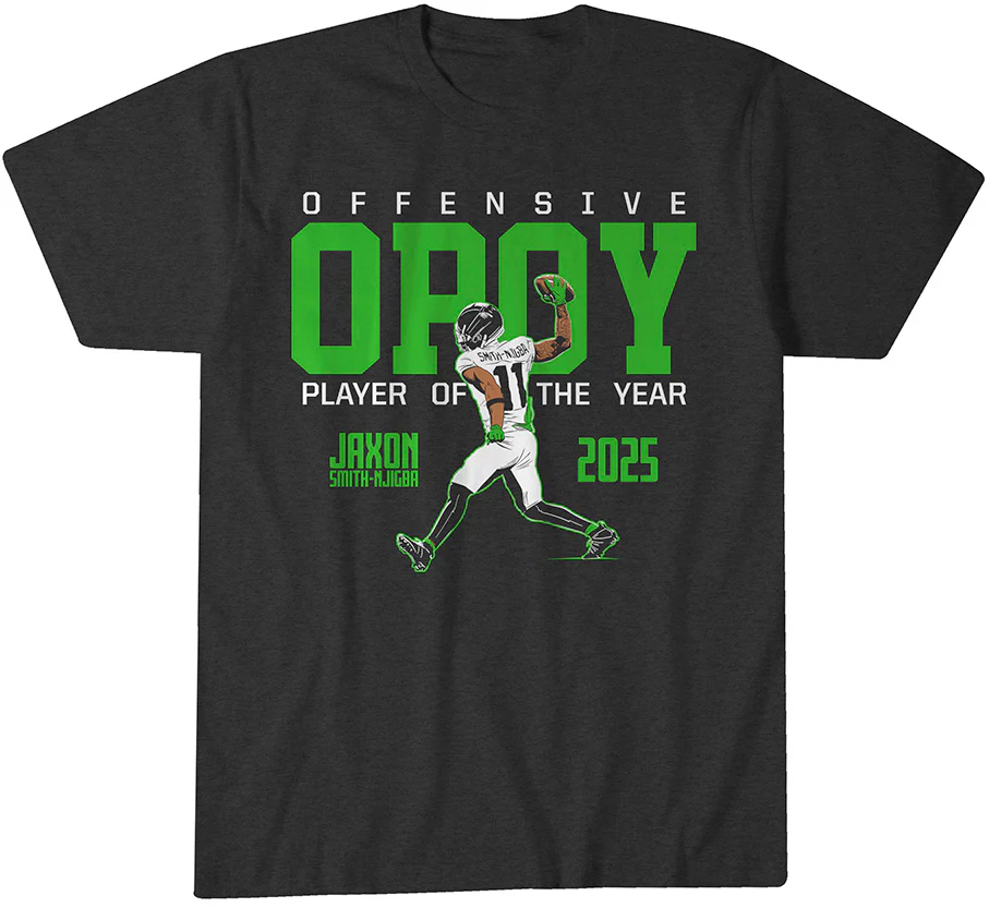 Seattle Seahawks Jaxson Smith-Njigba 2025 Offensive Player of the Year T-Shirt 1 Seattle Seahawks Jaxson Smith-Njigba 2025 Offensive Player of the Year T-Shirt