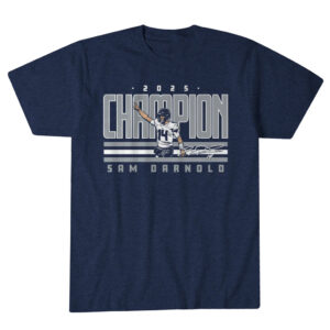 Seattle Seahawks Sam Darnold 2025 World Champ T-Shirt