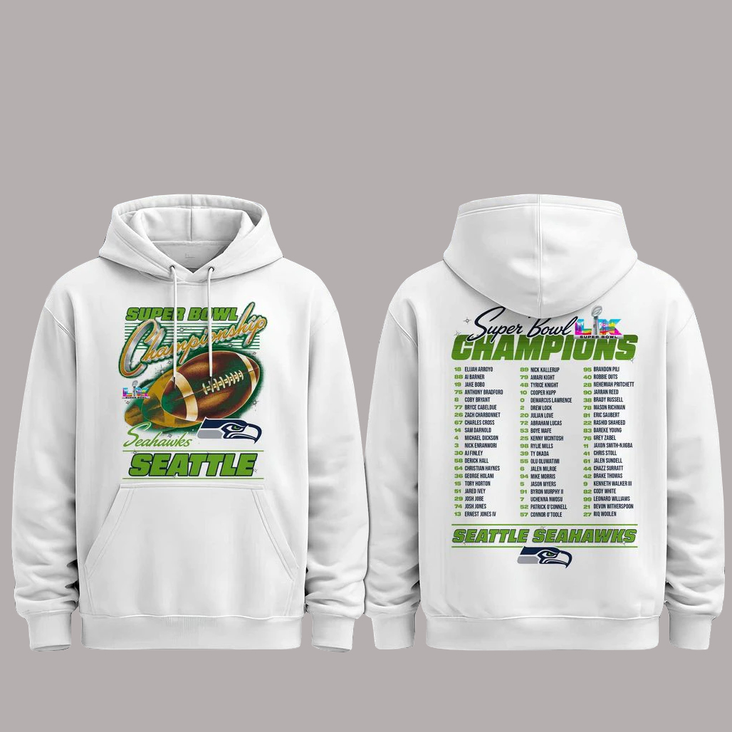 Seattle Seahawks Super Bowl LX Champions Hoodie 1 Seattle Seahawks Super Bowl LX Champions Hoodie