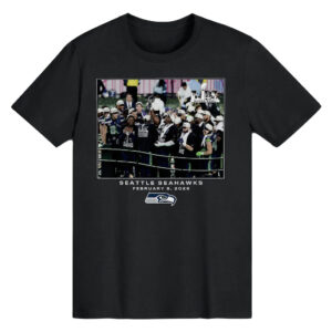 Seattle Seahawks Team Black Super Bowl LX T-Shirt