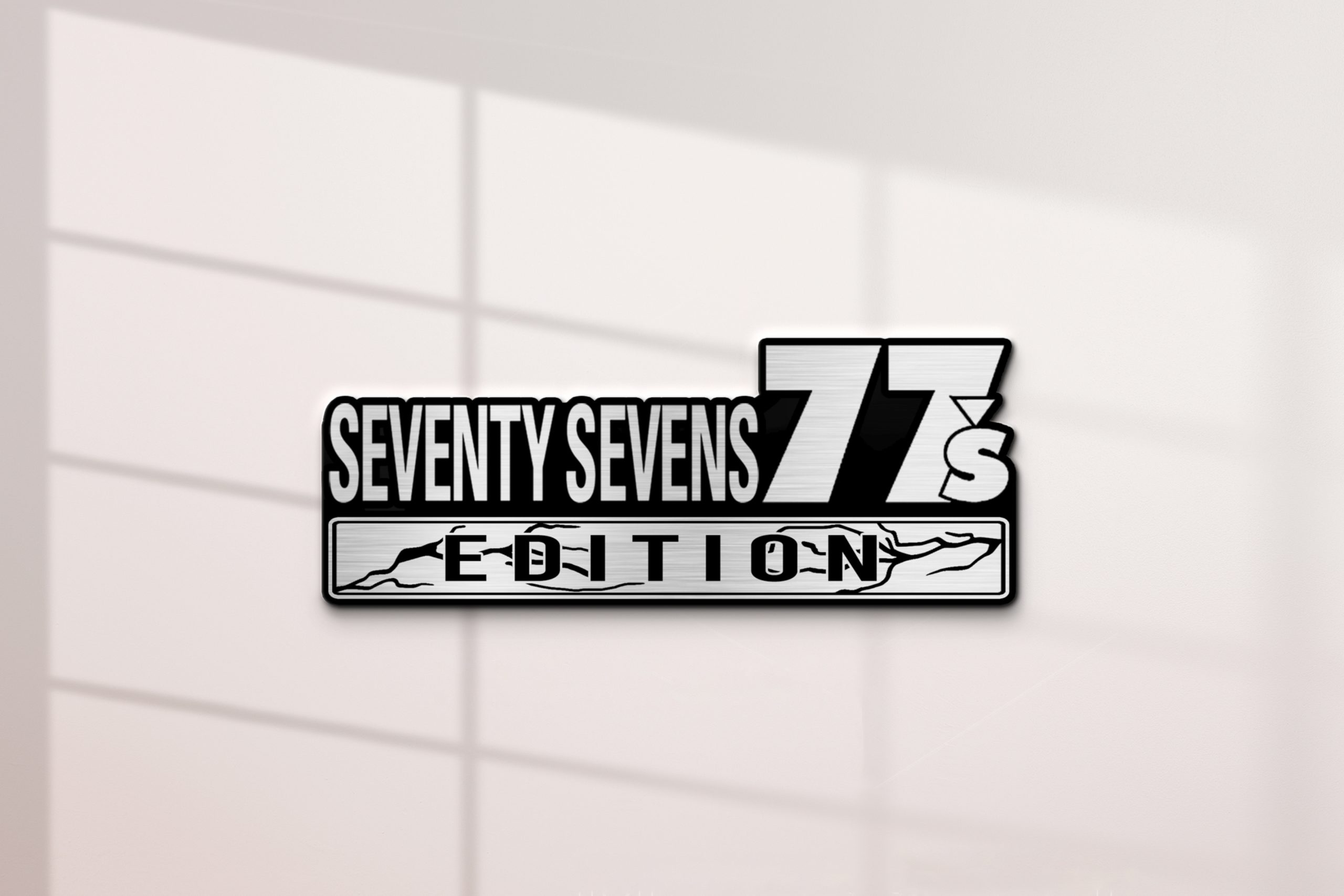 Seventy Seven Edition Laser Engraved Car Name Emblem 2 Seventy Seven Edition Laser Engraved Car Name Emblem - Image 2