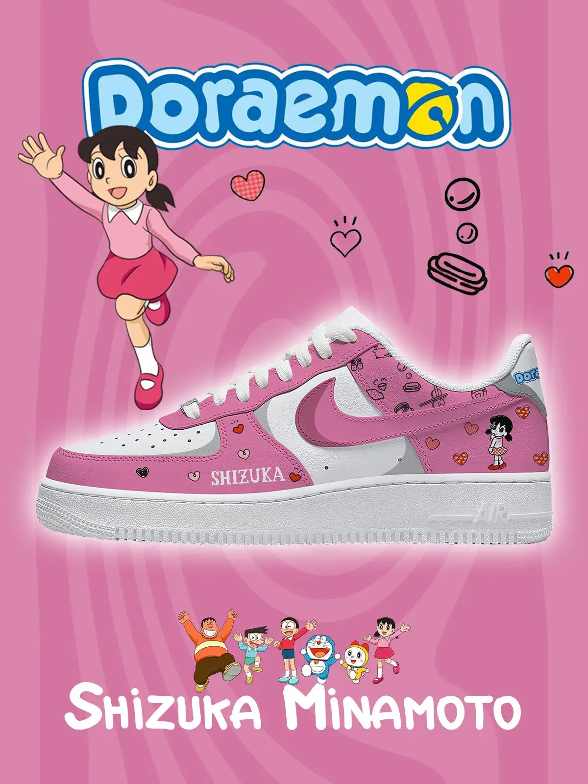 Shizuka Minamoto Air Force 1 Shoes Sneakers 1 Shizuka Minamoto Air Force 1 Shoes Sneakers