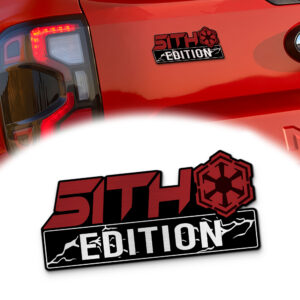 Sith Edition Edition Acrylic Car Emblem