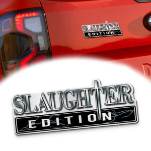 Slaughter Edition Edition Acrylic Car Emblem
