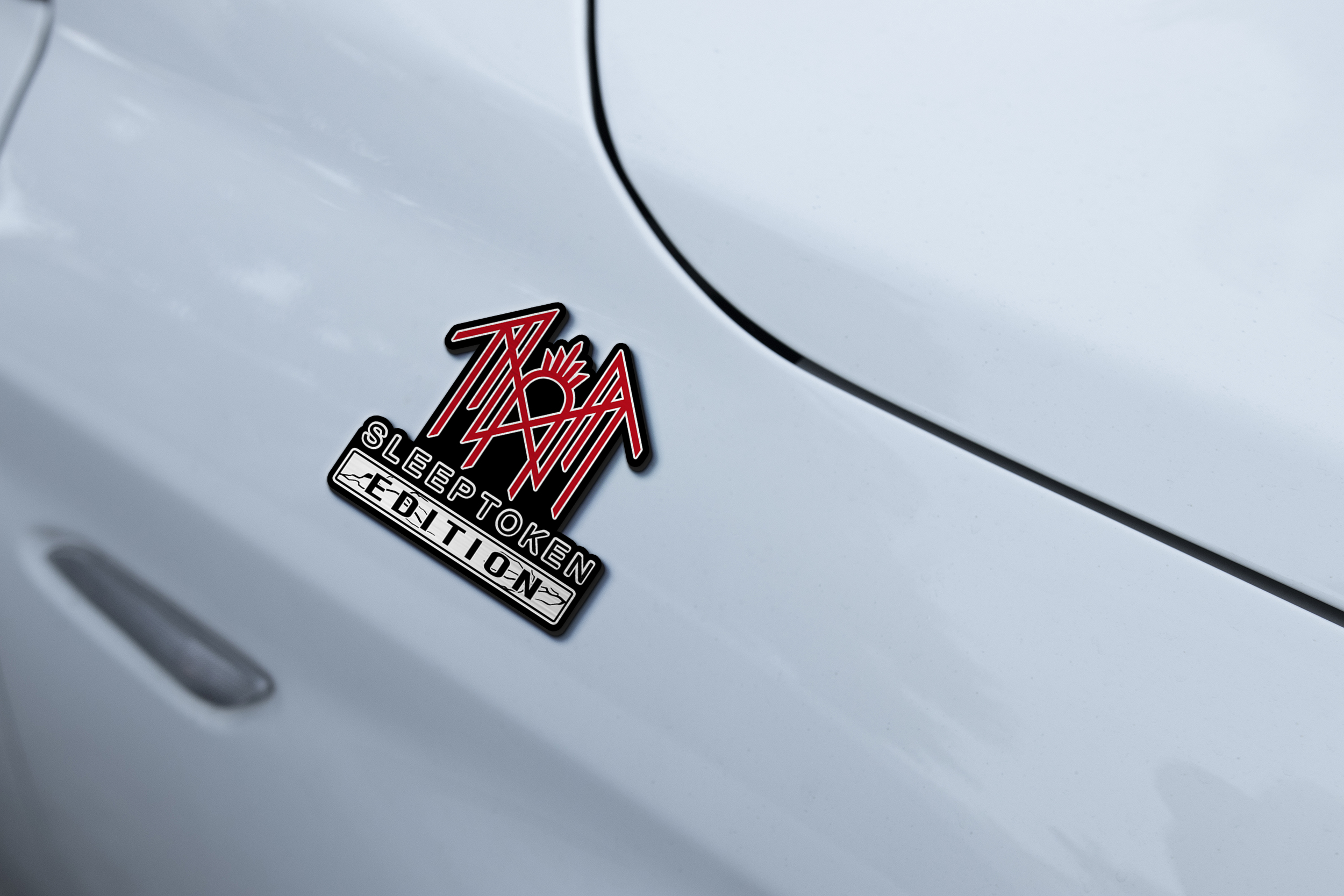 Sleep Token Edition Custom Acrylic Car Emblem Version 2 6 Sleep Token Edition Custom Acrylic Car Emblem Version 2 - Image 6