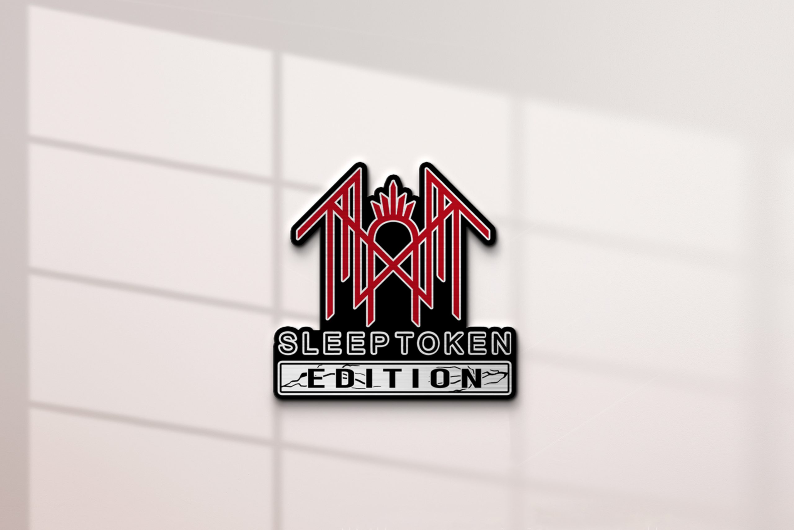 Sleep Token Edition Custom Acrylic Car Emblem Version 2 2 Sleep Token Edition Custom Acrylic Car Emblem Version 2 - Image 2