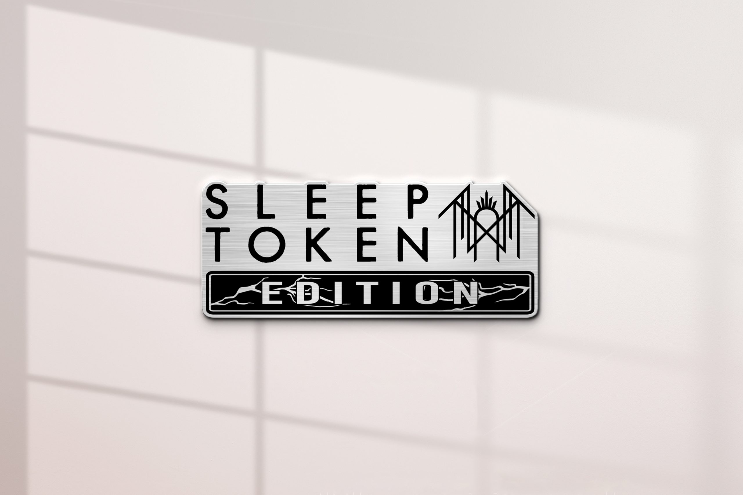 Sleep Token Edition Custom Acrylic Car Emblem Version 1 2 Sleep Token Edition Custom Acrylic Car Emblem Version 1 - Image 2