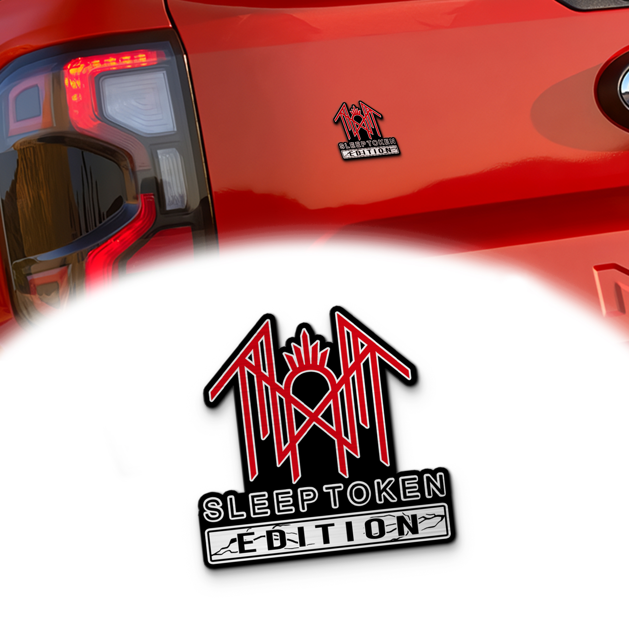 Sleep Token Edition Custom Acrylic Car Emblem Version 2 1 Sleep Token Edition Custom Acrylic Car Emblem Version 2