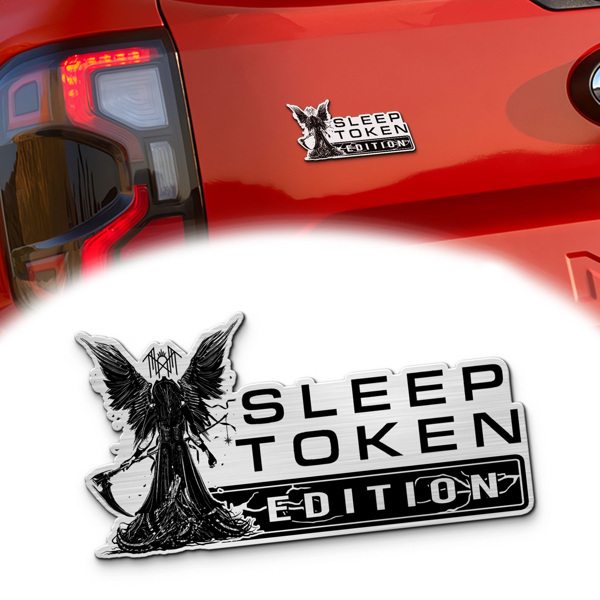 Sleep Token Edition Custom Acrylic Car Emblem Version 3 1 Sleep Token Edition Custom Acrylic Car Emblem Version 3
