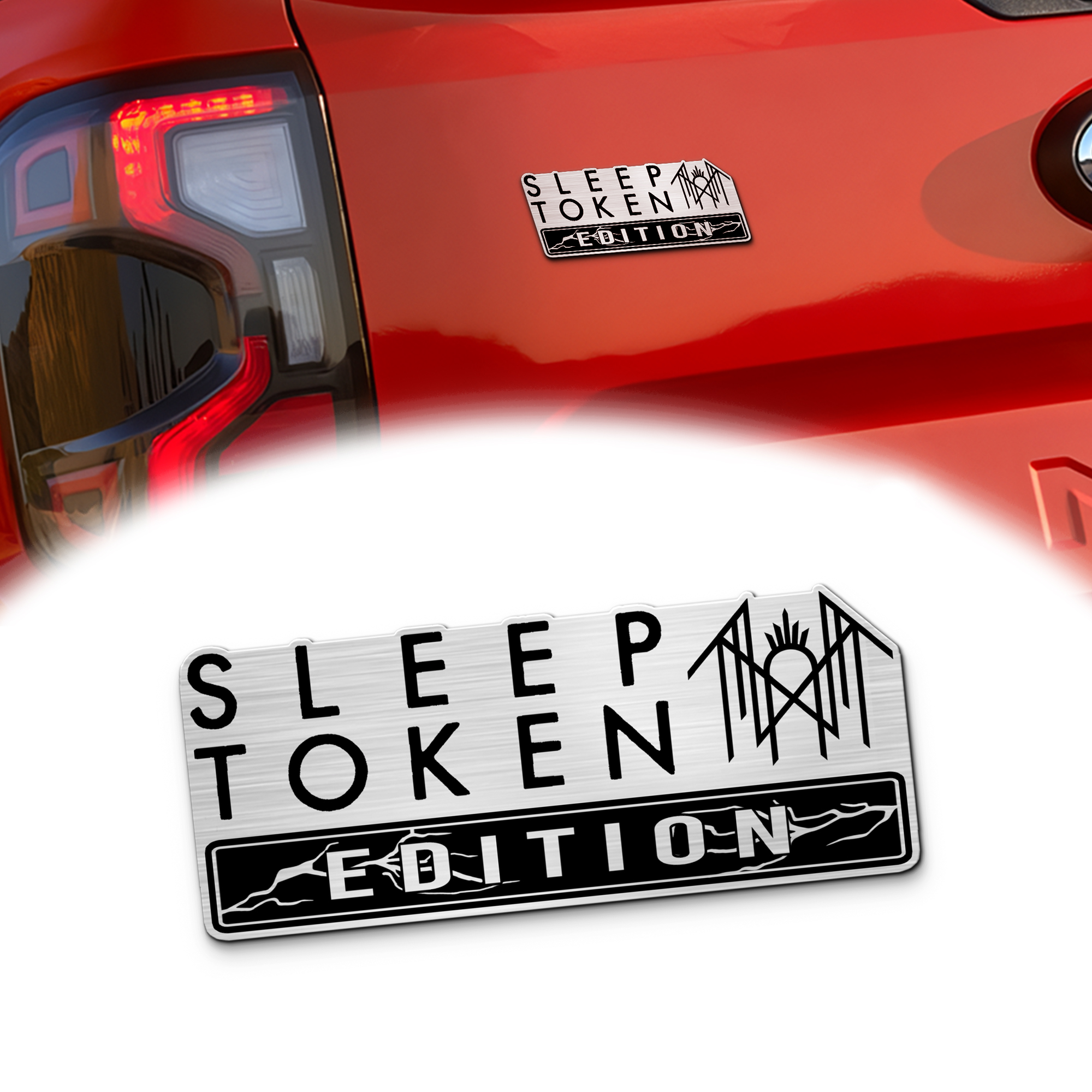 Sleep Token Edition Custom Acrylic Car Emblem Version 1 1 Sleep Token Edition Custom Acrylic Car Emblem Version 1