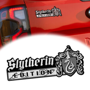 Slytherin Edition Laser Engraved Car Emblem Version 1