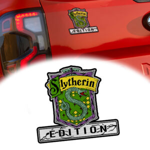 Slytherin Edition Laser Engraved Car Emblem Version 3