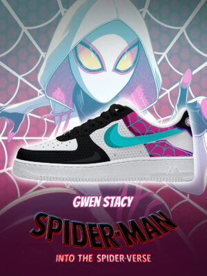 Spider Man Gwen Stacy Air Force 1 Shoes Sneakers