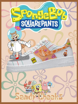 Spongebob Sandy Cheeks Air Force 1 Shoes Sneakers