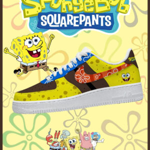 Spongebob SquarePants Air Force 1 Shoes Sneakers
