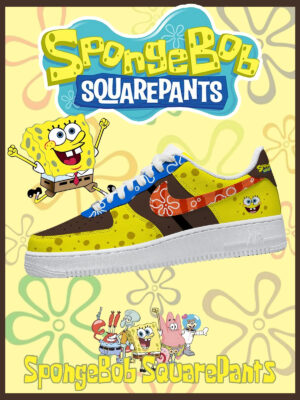 Spongebob SquarePants Air Force 1 Shoes Sneakers