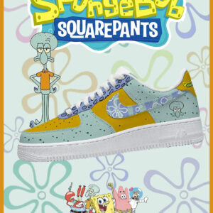 Spongebob Squidward Tentacles Air Force 1 Shoes Sneakers