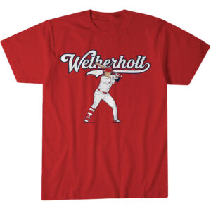 St. Louis Cardinals JJ Wetherholt Slugger Swing T-Shirt