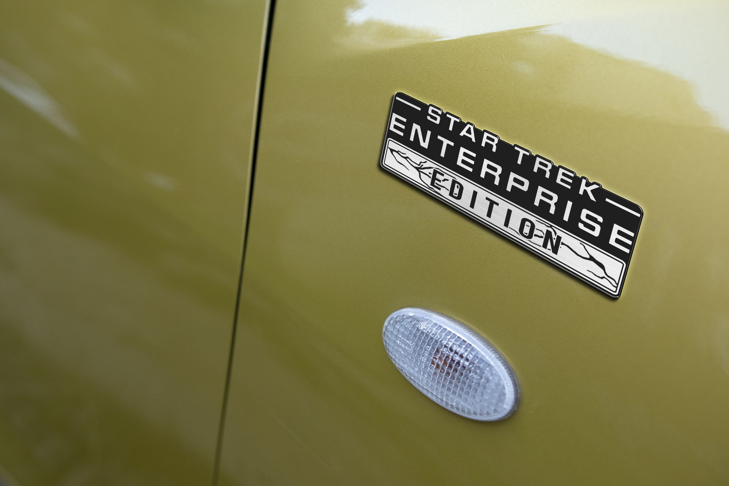 Star Trek Enterprise Laser Engraved Car Emblem 5 Star Trek Enterprise Laser Engraved Car Emblem - Image 5