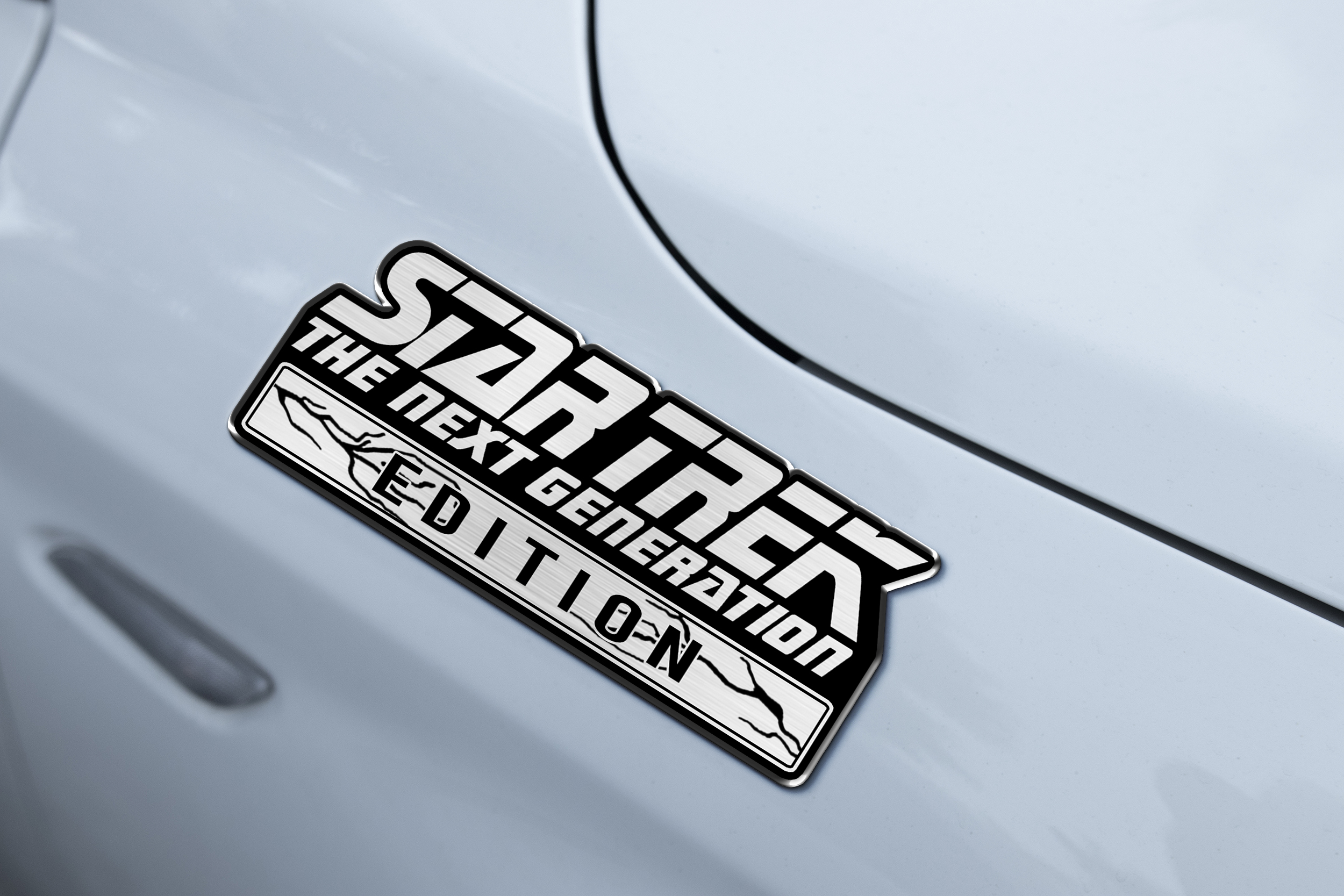 Star Trek The Next Generation Laser Engraved Car Emblem 5 Star Trek The Next Generation Laser Engraved Car Emblem - Image 5