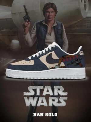 Star Wars Han Solo Air Force 1 Shoes Sneakers