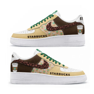 Starbucks Coffee Drinking Air Force 1 Shoes Sneakers