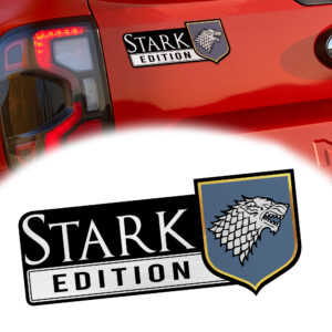 House Stark Edition Engraved Car Emblem