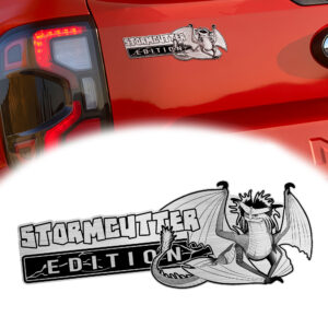 Storm Cutter Edition Laser Engraved Car Name Emblem Version 1