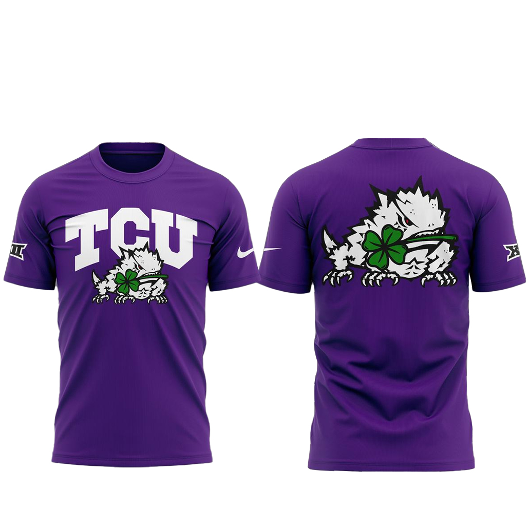 TCU Horned Frogs 2026 Ireland Game Celebration Shirt 1 TCU Horned Frogs 2026 Ireland Game Celebration T-Shirt