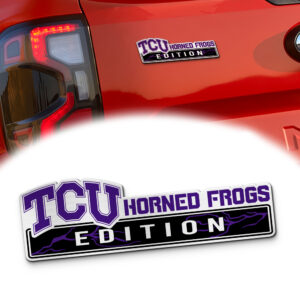 TCU Horned Frogs Edition Acrylic Car Name Emblem
