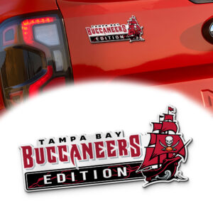 Tampa Bay Buccaneers Edition Inspired Laser Engraved Car Emblem Version 1