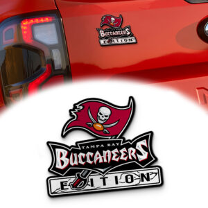 Tampa Bay Buccaneers Edition Inspired Laser Engraved Car Emblem Version 2