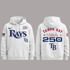 Tampa Bay Rays 250 USA 2026 Celebration America 250 x Major League Baseball Hoodie