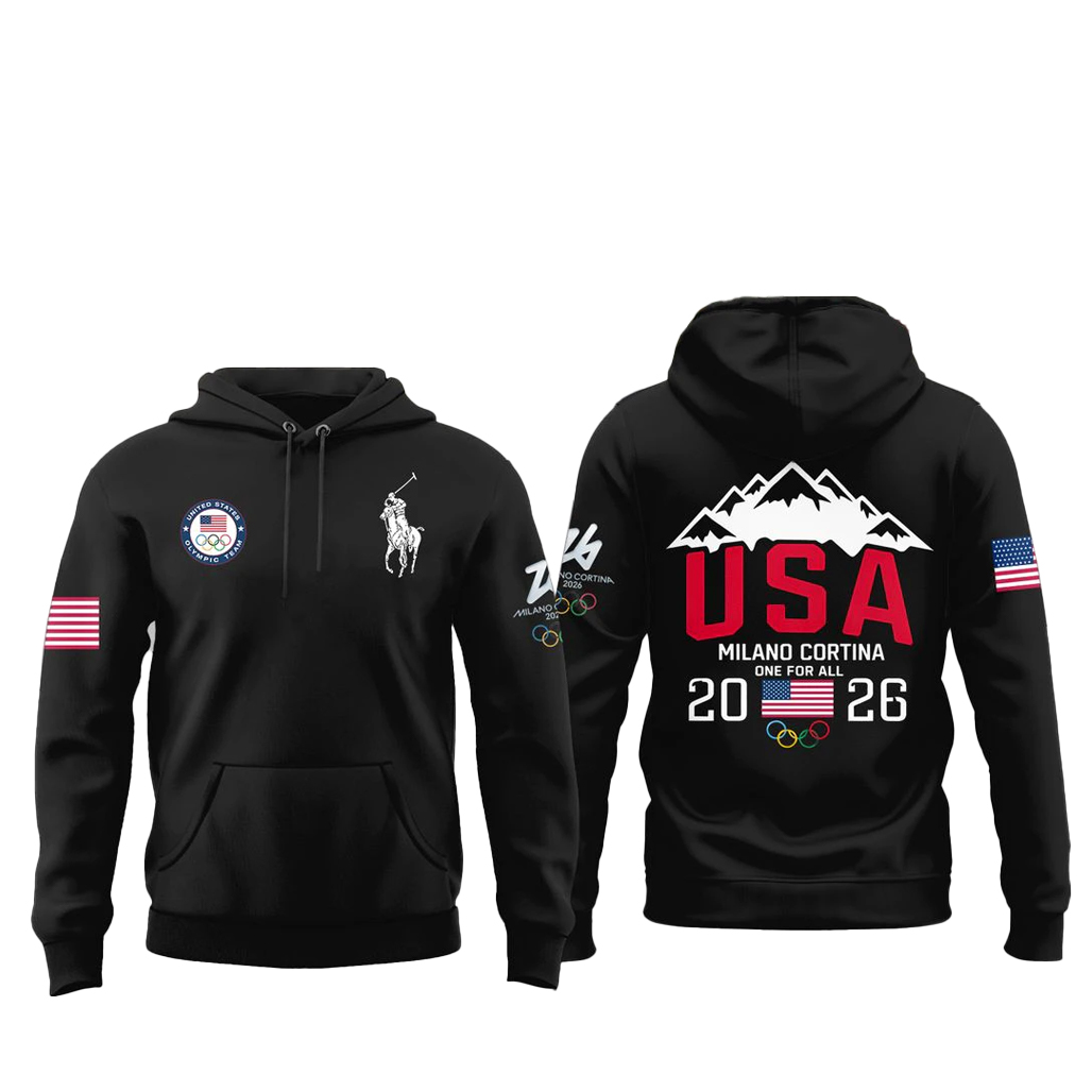 Team USA 2026 Olympic Milano Cortina Shirt 2 Team USA 2026 Olympic Milano Cortina Hoodie