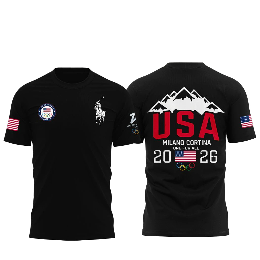Team USA 2026 Olympic Milano Cortina Shirt 1 Team USA 2026 Olympic Milano Cortina T-Shirt