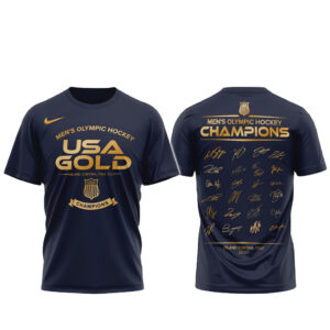 Team USA Olympic Hockey Champion Signature T-Shirt