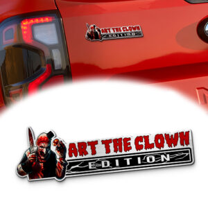 Art the Clown Edition Acrylic Car Name Emblem