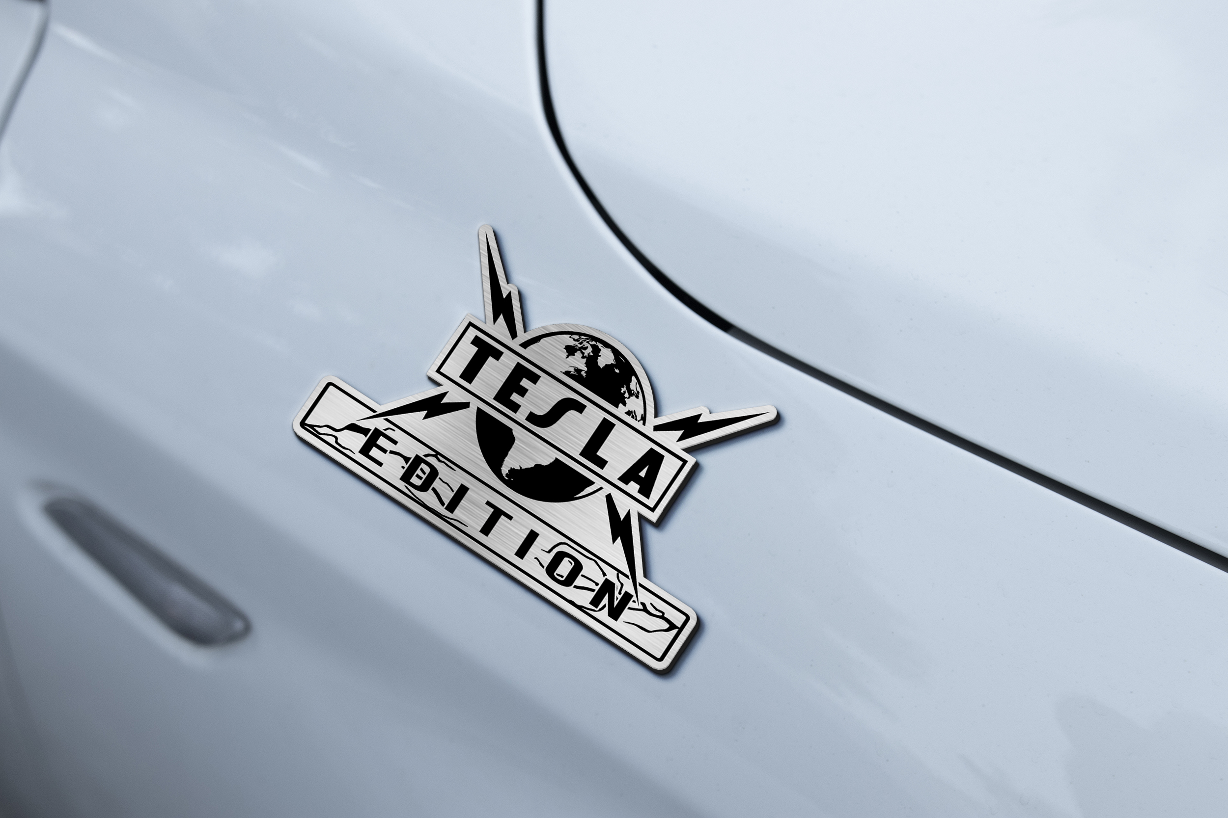 Tesla Edition Acrylic Car Emblem 6 Tesla Edition Acrylic Car Emblem - Image 6